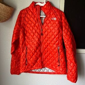 The North Face Thermoball Orange Puff Jacket